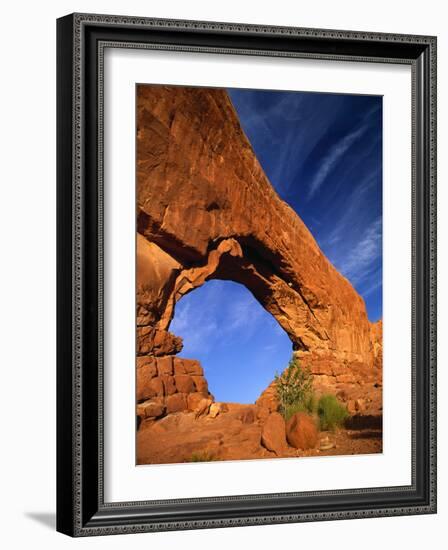 North Window Arch, Arches National Park, UT-Gary Conner-Framed Photographic Print