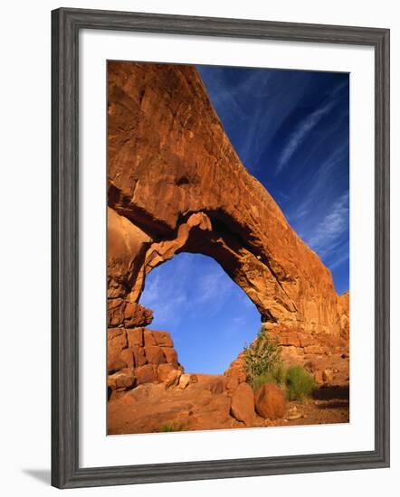 North Window Arch, Arches National Park, UT-Gary Conner-Framed Photographic Print