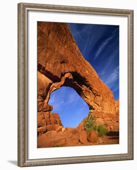 North Window Arch, Arches National Park, UT-Gary Conner-Framed Photographic Print