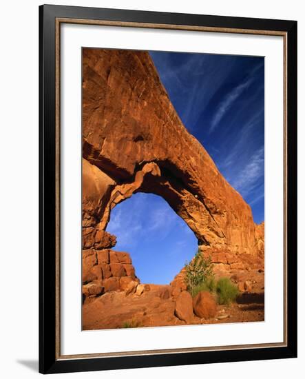 North Window Arch, Arches National Park, UT-Gary Conner-Framed Photographic Print