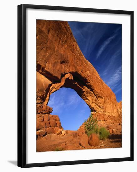 North Window Arch, Arches National Park, UT-Gary Conner-Framed Photographic Print