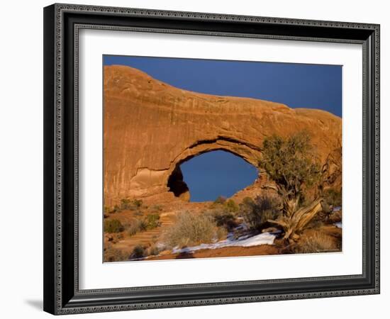 North Window, Arches National Park, Utah, Moab, USA-Thorsten Milse-Framed Photographic Print