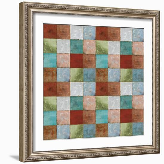 North Woods Color Blocks-Art Licensing Studio-Framed Giclee Print