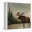 North Woods Moose II-David Cater Brown-Framed Stretched Canvas