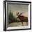 North Woods Moose II-David Cater Brown-Framed Art Print