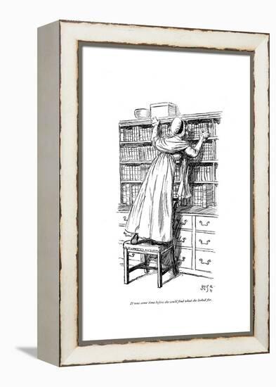 Northanger Abbey, Austen-Hugh Thomson-Framed Premier Image Canvas