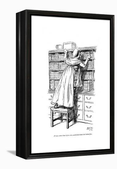 Northanger Abbey, Austen-Hugh Thomson-Framed Premier Image Canvas