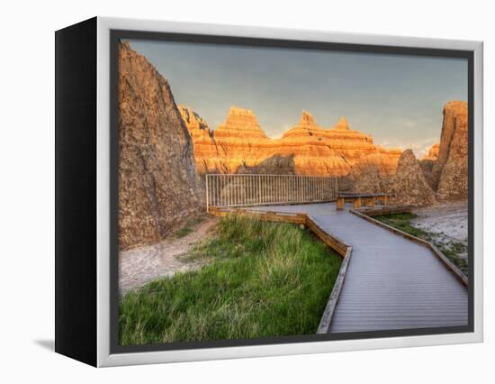 Northeast Entrance, Badlands National Park, South Dakota, USA-Jamie & Judy Wild-Framed Premier Image Canvas