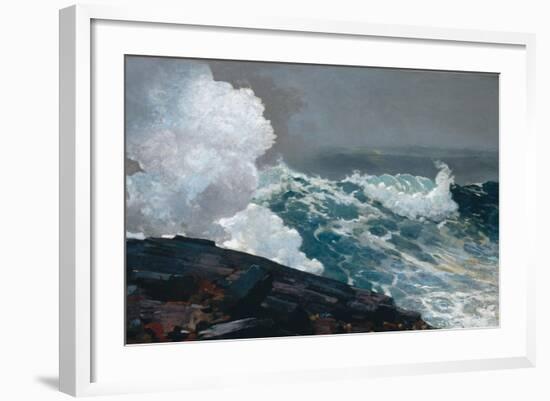 Northeaster, 1895-Winslow Homer-Framed Giclee Print