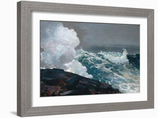 Northeaster, 1895-Winslow Homer-Framed Giclee Print