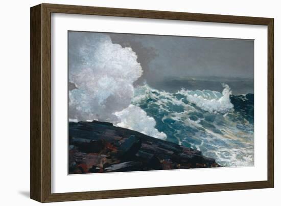 Northeaster, 1895-Winslow Homer-Framed Giclee Print