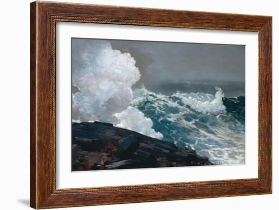 Northeaster, 1895-Winslow Homer-Framed Giclee Print