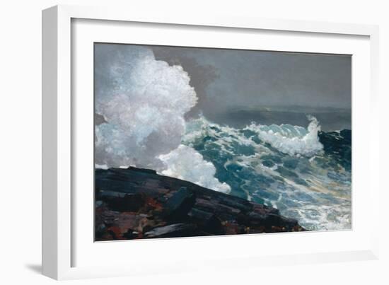 Northeaster, 1895-Winslow Homer-Framed Giclee Print