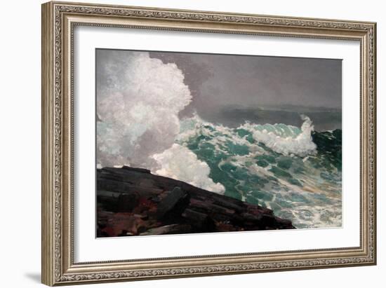 Northeaster-Winslow Homer-Framed Art Print