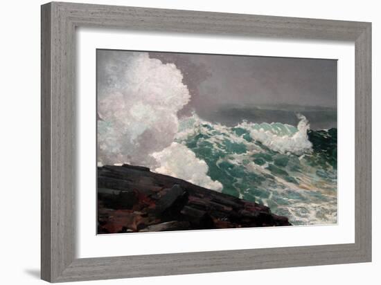 Northeaster-Winslow Homer-Framed Art Print