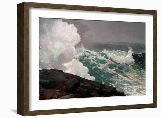 Northeaster-Winslow Homer-Framed Art Print