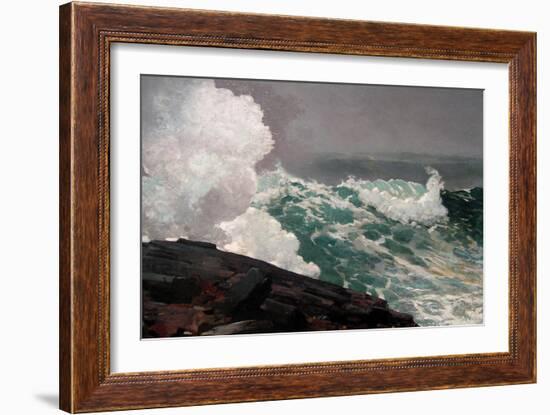 Northeaster-Winslow Homer-Framed Art Print