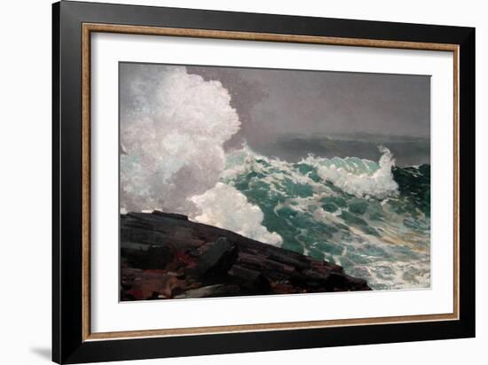 Northeaster-Winslow Homer-Framed Art Print