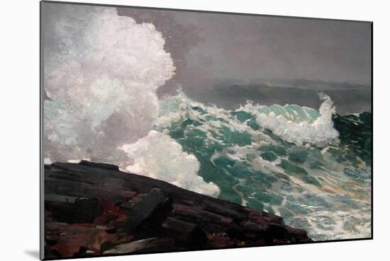 Northeaster-Winslow Homer-Mounted Art Print