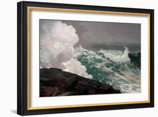 Northeaster-Winslow Homer-Framed Art Print