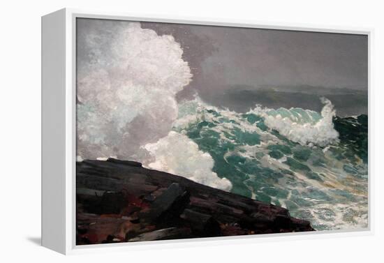 Northeaster-Winslow Homer-Framed Stretched Canvas