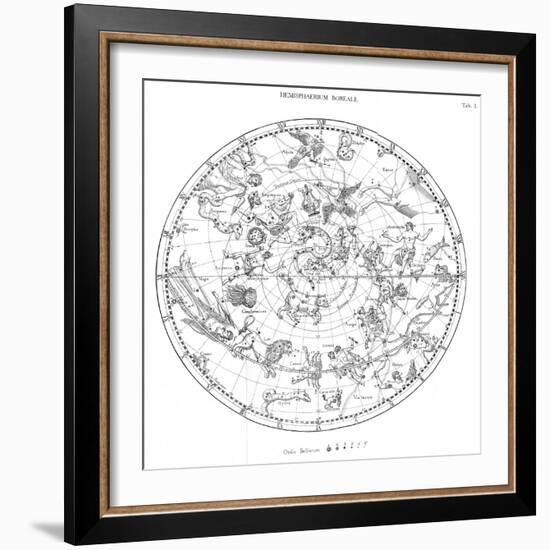 Northern Celestial Map-Science, Industry and Business Library-Framed Photographic Print