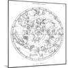 Northern Celestial Map-Science, Industry and Business Library-Mounted Photographic Print