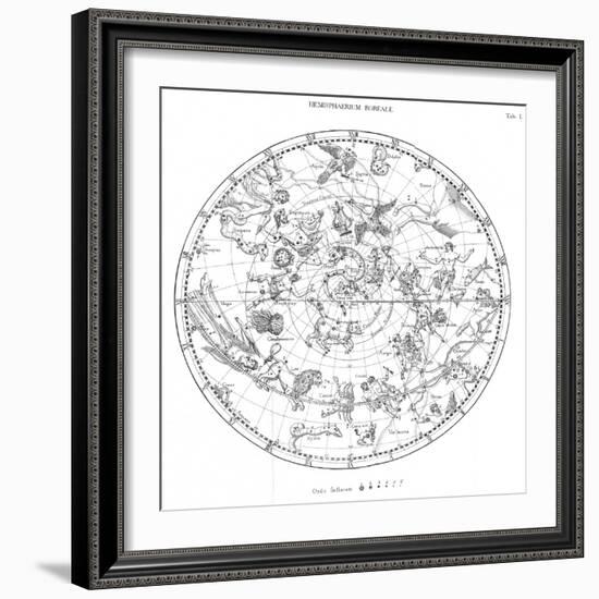 Northern Celestial Map-Science, Industry and Business Library-Framed Photographic Print