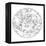 Northern Celestial Map-Science, Industry and Business Library-Framed Premier Image Canvas