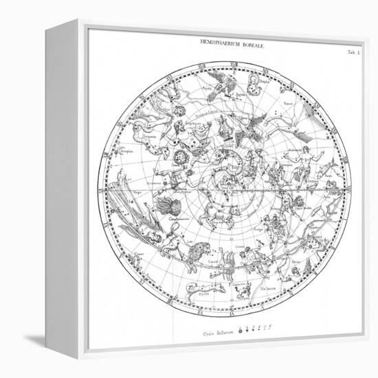 Northern Celestial Map-Science, Industry and Business Library-Framed Premier Image Canvas