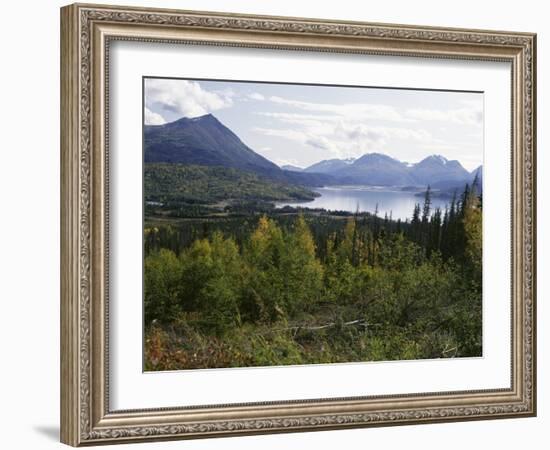 Northern Coniferous Forest Around Lake Skilak on the Kenai Peninsula, Alaska, USA-Jeremy Bright-Framed Photographic Print