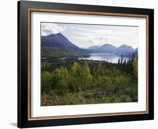 Northern Coniferous Forest Around Lake Skilak on the Kenai Peninsula, Alaska, USA-Jeremy Bright-Framed Photographic Print