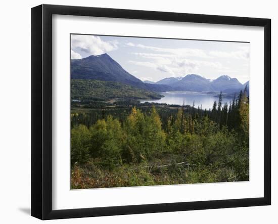 Northern Coniferous Forest Around Lake Skilak on the Kenai Peninsula, Alaska, USA-Jeremy Bright-Framed Photographic Print