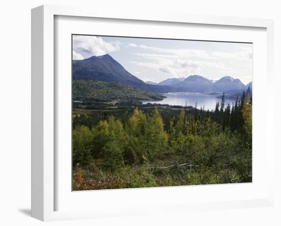 Northern Coniferous Forest Around Lake Skilak on the Kenai Peninsula, Alaska, USA-Jeremy Bright-Framed Photographic Print