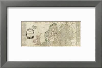 Northern Europe Divided Into Its Empires Kingdoms States Republics C 1787 Art Print Thomas Kitchin Art Com