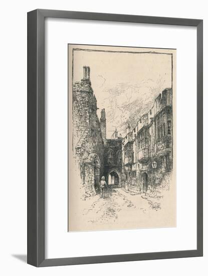 'Northern Gate and Library, from King John's Tower', 1895-Unknown-Framed Giclee Print
