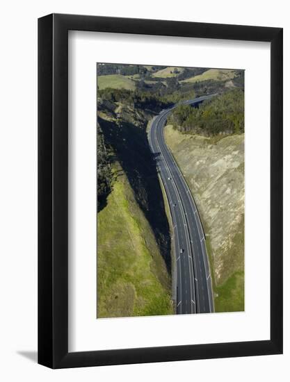 Northern Gateway Toll Road, State Highway One, North Island, New Zealand-David Wall-Framed Photographic Print