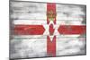 Northern Ireland Country Flag - Barnwood Painting-Lantern Press-Mounted Art Print