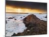 Northern Ireland, County antrim, Giants causeway at sunset-Shaun Egan-Mounted Photographic Print