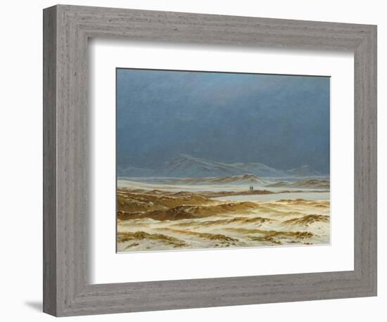 Northern Landscape, Spring, C.1825 (Oil on Canvas)-Caspar David Friedrich-Framed Giclee Print