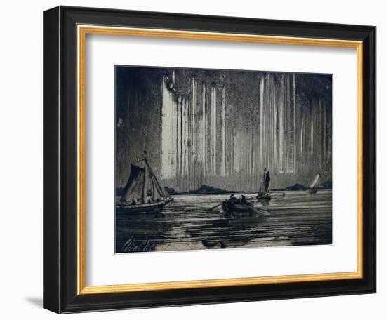 Northern light-Nikolai Astrup-Framed Giclee Print