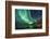 Northern Lights above Waters Edge-Jamen Percy-Framed Photographic Print