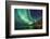 Northern Lights above Waters Edge-Jamen Percy-Framed Photographic Print