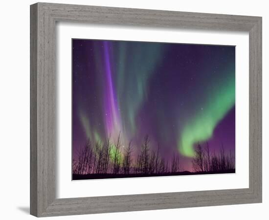 Northern Lights Alaska-KRAlaska-Framed Photographic Print