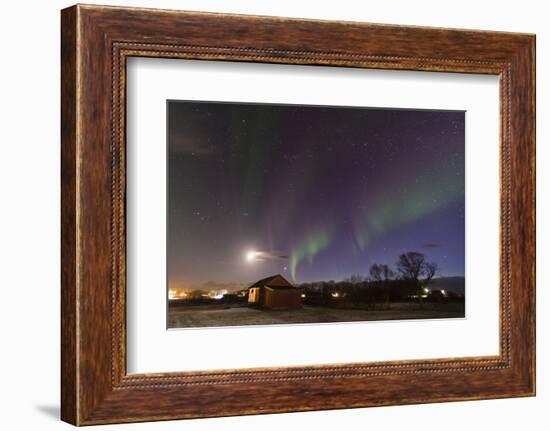 Northern Lights (Aurora Borealis), Laukvik, Nordland, Norway, Scandinavia-Sergio Pitamitz-Framed Photographic Print