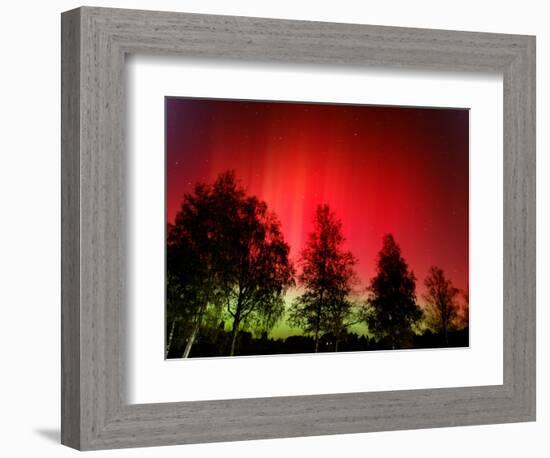 Northern Lights Glow-null-Framed Photographic Print