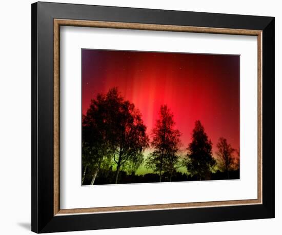 Northern Lights Glow-null-Framed Photographic Print