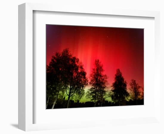 Northern Lights Glow-null-Framed Photographic Print