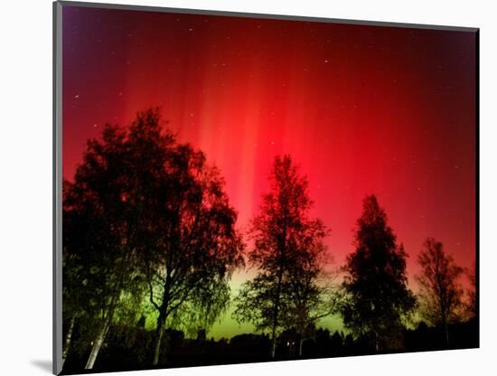 Northern Lights Glow-null-Mounted Photographic Print