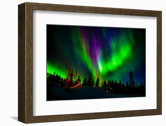 Northern Lights, Lapland, Sweden-null-Framed Photographic Print